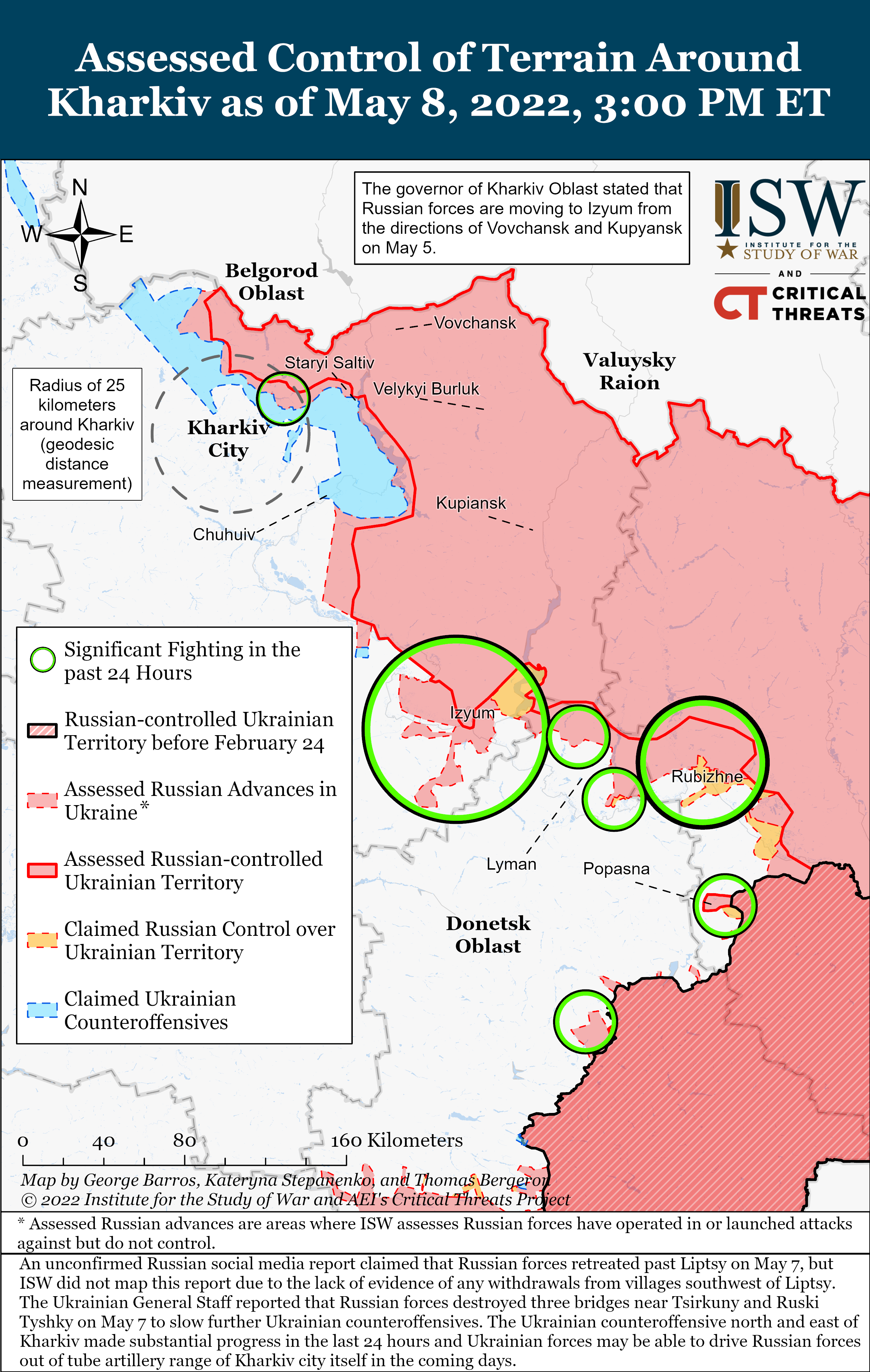 Russia Invades Ukraine Then Russia Invades Russia Page 16 General   Kharkiv Battle Map Draft May 8%2C2022 